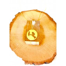 Ασημένιο κολιέ επίχρυσο Μαμά με παιδί (SN173)